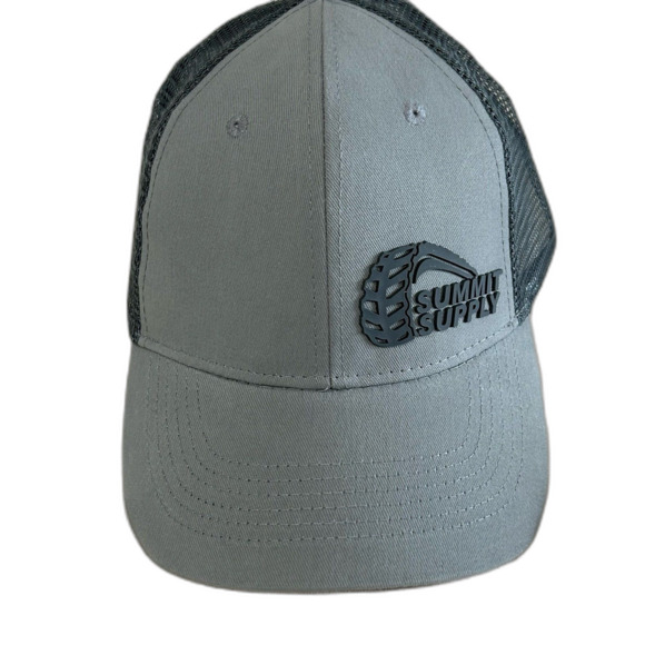 Summit Supply Cap Hat Men’s Adjustable Color Gray Truckers - Picture 2 of 9